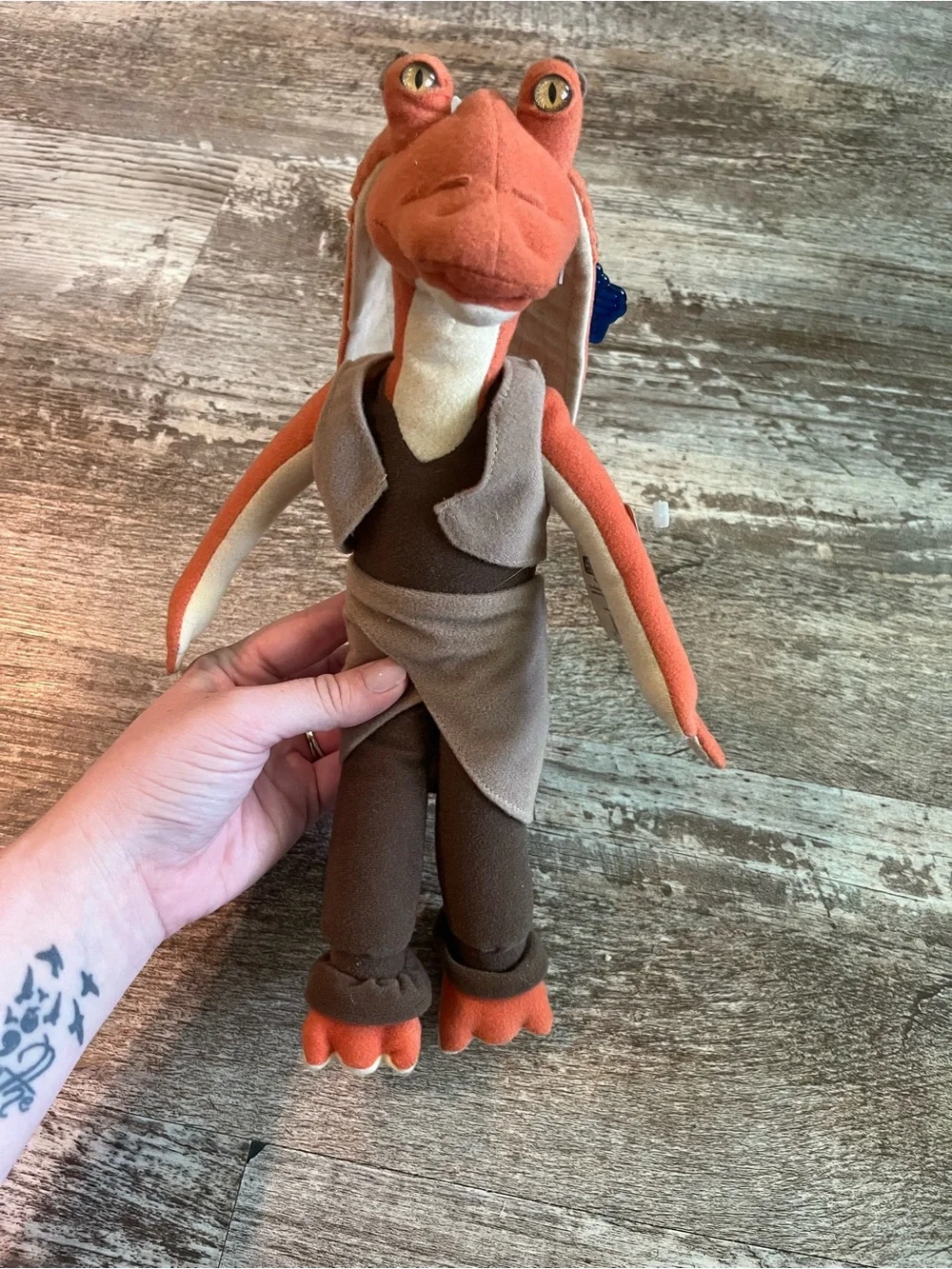 Star Wars Jar Jar Binks Plush - Orange, Cream, Brown